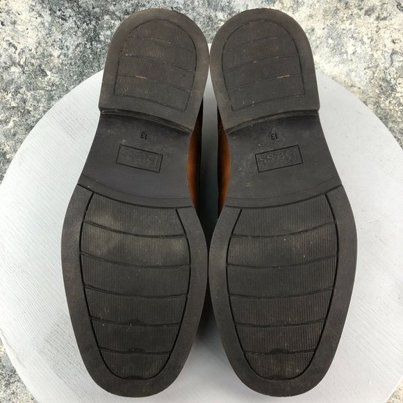 GH Bass & Co Men's Size 13M Sussex Cognac Brown Leather Lace-Up Oxford Shoes - Picture 9 of 14